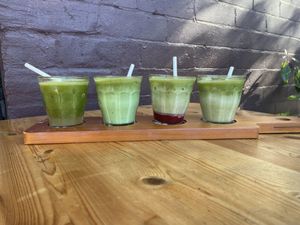 Matcha flight 💚  at Miss Sina in Marrickville
