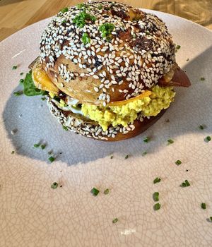 Breakfast Bagel 🥯  at Miss Sina in Marrickville