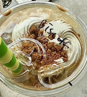 Biscoff Latte  at Miss Sina in Marrickville