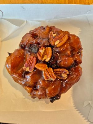 Pecan fritter $8.50: good, quite sweet and not very crispy even in the morning at Miss Sina in Marrickville