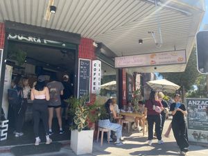 Shop front from the street  at Miss Sina in Marrickville