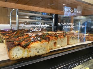 They do focaccia as well!  at Miss Sina in Marrickville