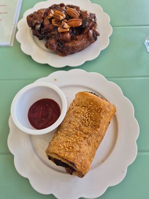 Sausage roll: good texture  at Miss Sina in Sydney