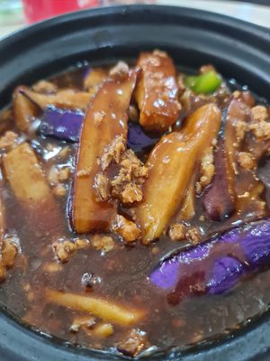 Minced meat with beancurd at SHU Vegetarian 蔬方斋 - Bedok in East Singapore