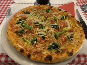 Pizza mix vegan at Zeus Pizza in Berlin