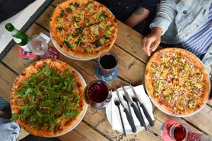 Vegan Pizza! at Zeus Pizza in Berlin