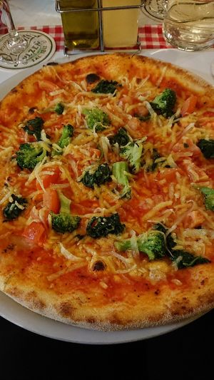 Mixed Pizza Vegan at Zeus Pizza in Berlin