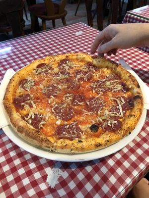 Vegan Pepperoni (Best Vegan one IMO) at Zeus Pizza in Berlin