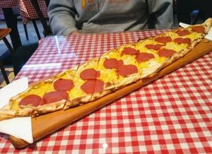 Vegan Salami Pide at Zeus Pizza in Berlin