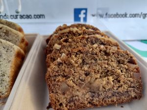 Vegan banana ginger bread at Green Panda - Curacao in Willemstad