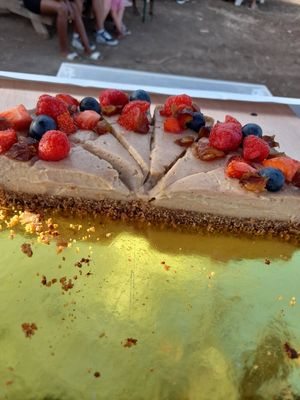 Medjool date cheesecake gf&vegan&sugar-free at Green Panda - Curacao in Willemstad