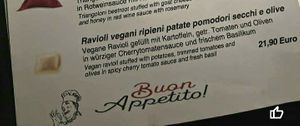 Vegan Ravioli at Mamma Monti in Berlin