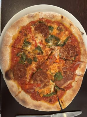 Monster pizza   at 1530 The Restaurant in Hope Valley