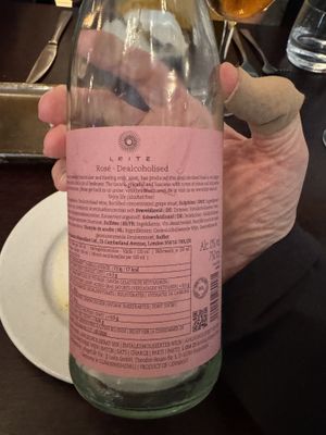 Wine label   at 1530 The Restaurant in Hope Valley