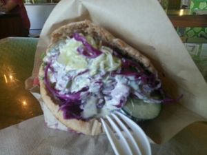 build your own lunch special 6.49 at Maoz Vegetarian in Austin