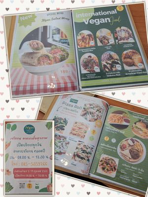 There must be 10 pages to this menu at JVgan Healthy Food in Sri Racha