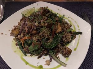 Set menu quinoa plate  at Okaniko Restaurant in Santa Cruz La Laguna