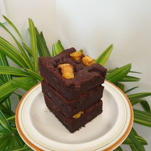 Sweet potato brownies at Meandri  in Busan