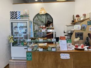 Bakery display   at Meandri  in Busan
