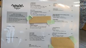 Fully vegan menu Nov 2024 at Meandri  in Busan