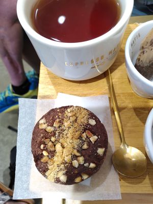 Vegan brownie at Espresso Mafia  in Girona