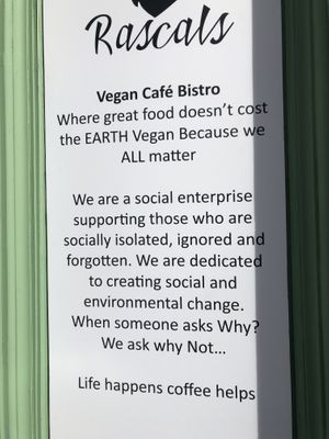 Outside   at Rascals Cafe in Perth