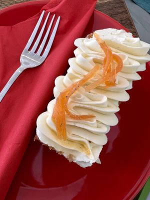 Carrot cake   at Rascals Cafe in Perth