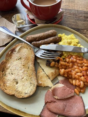 Full cooked breakfast   at Rascals Cafe in Perth