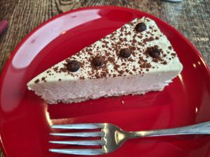 Vanilla cheesecake - June 2025 at Rascals Cafe in Perth