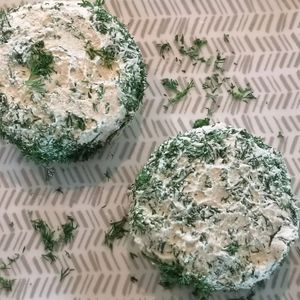Cashew Cheese with lemon and dill.  at Smartie Plants in Ruthwell