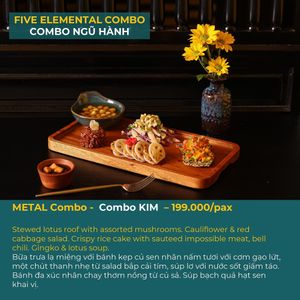 Five Elemental Combo 199.000 vnd at Cai Mam Bistro - Signature Vegan in Hanoi