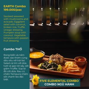 Five Elemental Combo 199.000 vnd at Cai Mam Bistro - Signature Vegan in Hanoi