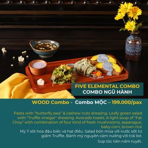 Five Elemental Combo 199.000 vnd at Cai Mam Bistro - Signature Vegan in Hanoi