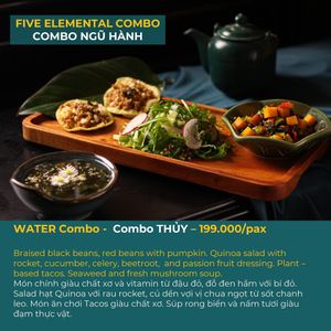 Five Elemental Combo 199.000 vnd at Cai Mam Bistro - Signature Vegan in Hanoi