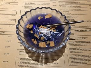 Complimentary dessert  at Cai Mam Bistro - Signature Vegan in Hanoi