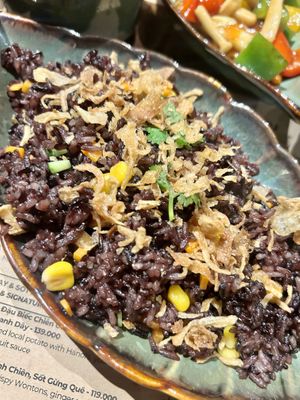 Fries rice with tòu  at Cai Mam Bistro - Signature Vegan in Hanoi