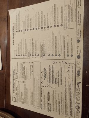 Menu. at Cai Mam Bistro - Signature Vegan in Hanoi
