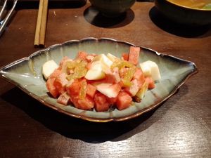 Tropical Fruity Salad With Butter Peanuts. at Cai Mam Bistro - Signature Vegan in Hanoi