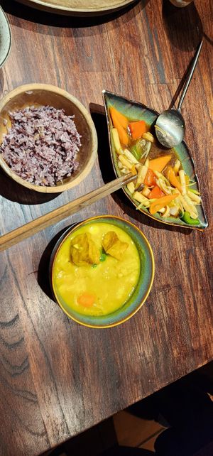 This food plus a juice for 410k?! at Cai Mam Bistro - Signature Vegan in Hanoi