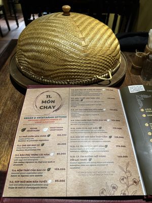 The Veggie options  at Cai Mam Bistro - Signature Vegan in Hanoi