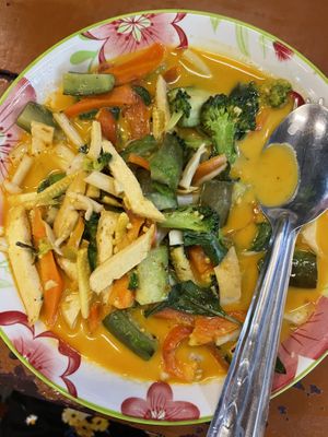 Penang Curry   at 17 Vegetarian Food Stall in Koh Phangan