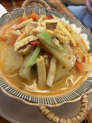 Massman curry   at 17 Vegetarian Food Stall in Koh Phangan