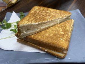 Grilled vegan cheese sandwich  at The Deli in Bundaberg