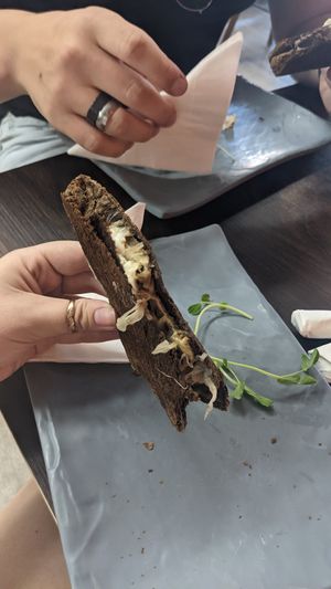 The Eggplant Ruben at The Deli in Bundaberg