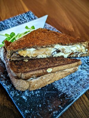 Vegan Eggplant Reuben at The Deli in Bundaberg