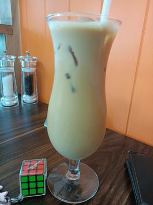 Iced Oat Latte at The Deli in Bundaberg