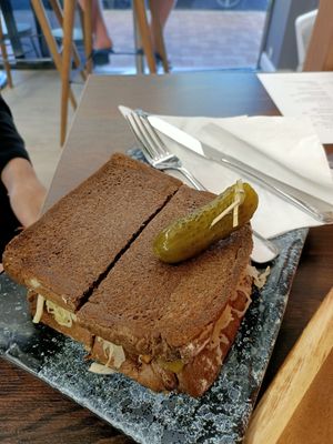 Corned Tempeh Rueben at The Deli in Bundaberg