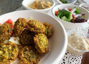 Double Falafel Platter  at Beyond Falafel in Quarteira