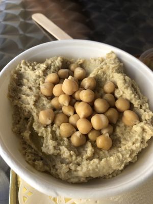 Hummus   at Beyond Falafel in Quarteira