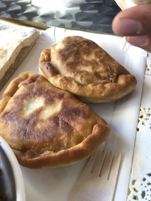 Sambousek   at Beyond Falafel in Quarteira